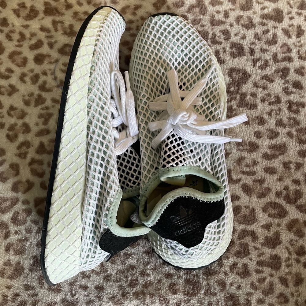 Adidas Black and White Sneakers